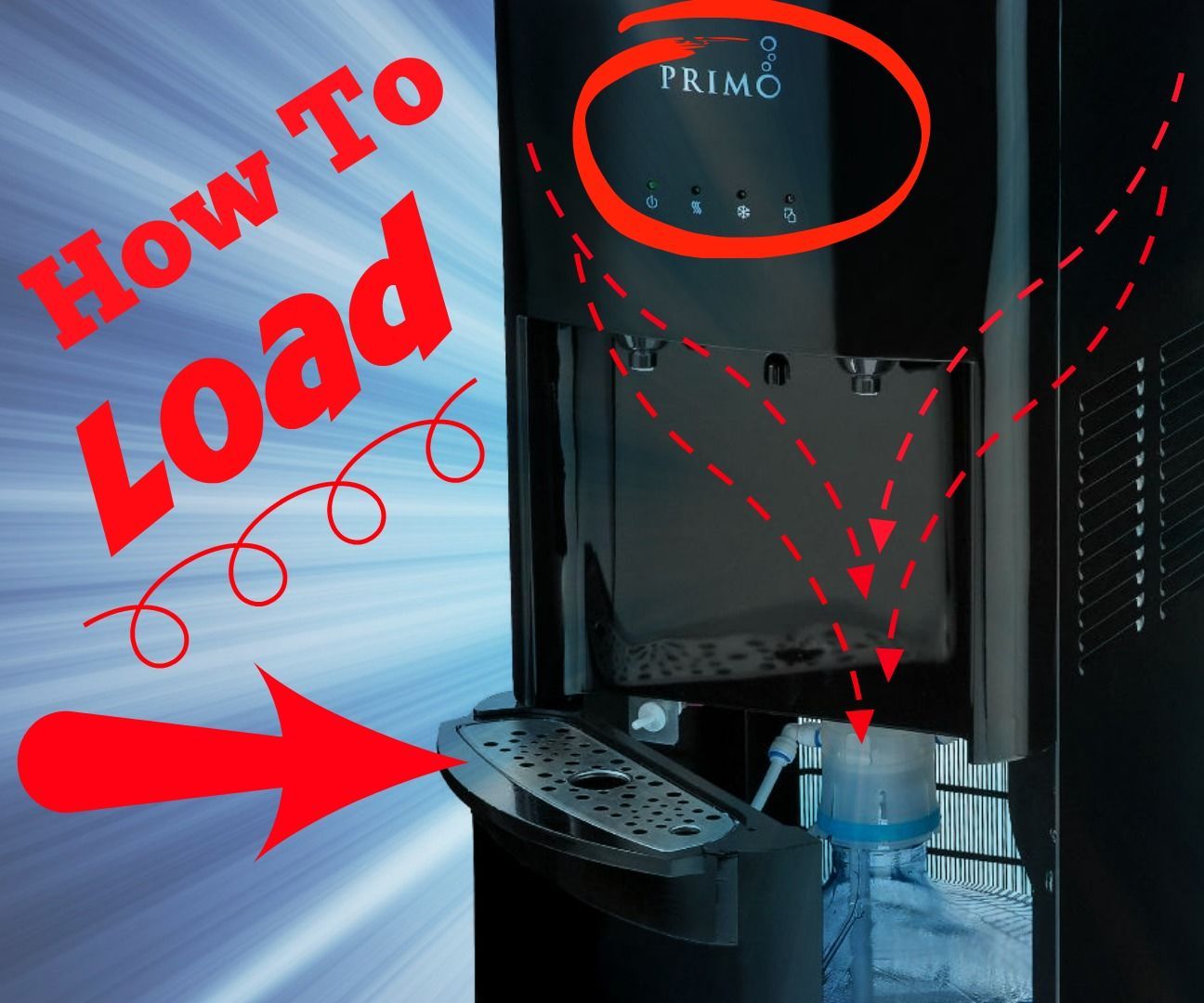 How to Load a Primo Water Dispenser