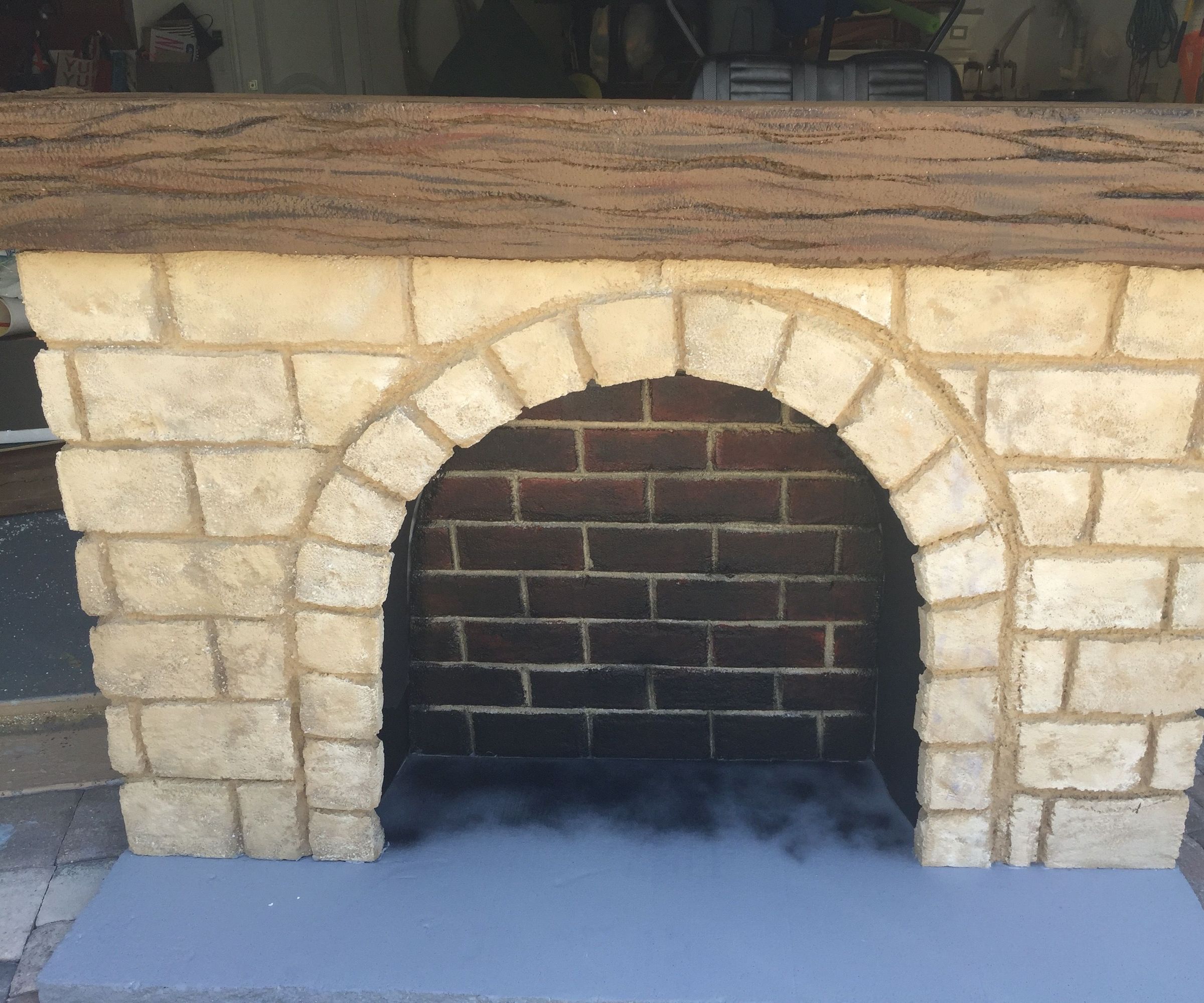 Stone Fireplace for Theatre Prop