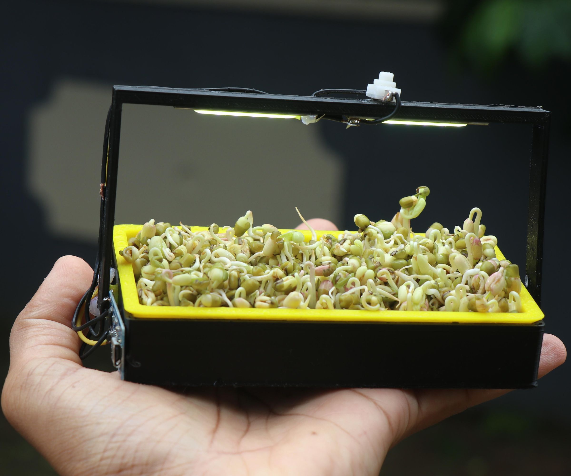 Make 3D Printed Microgreen Sprouting Tray With Light