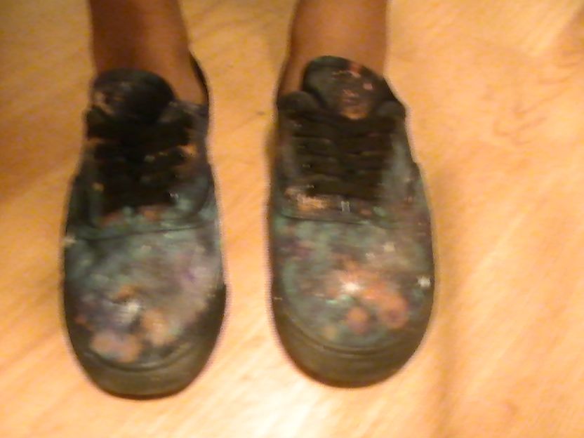 Galaxy Print Shoes