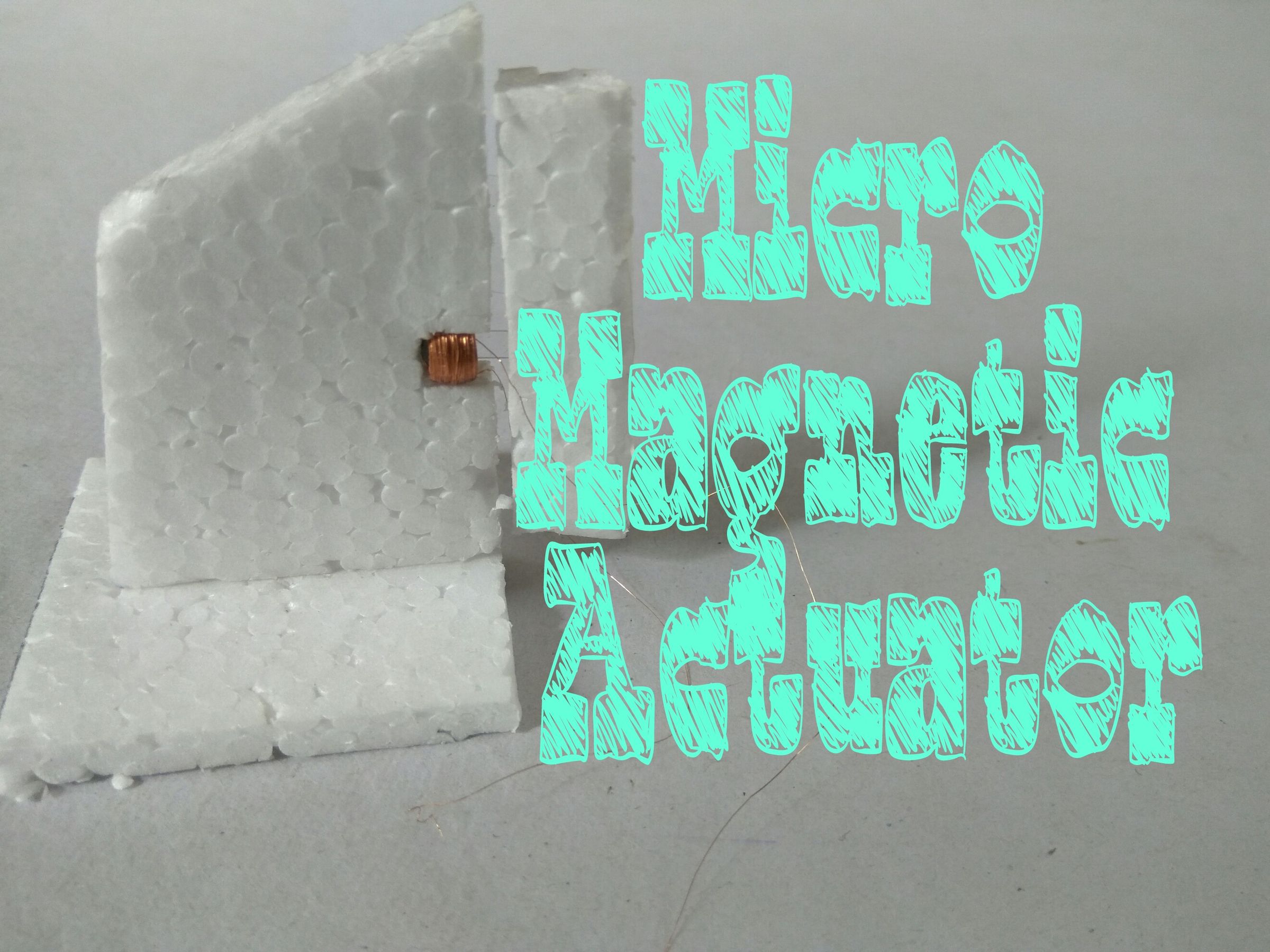 Micro Magnetic Actuator for Rudder/Aileron Control. 