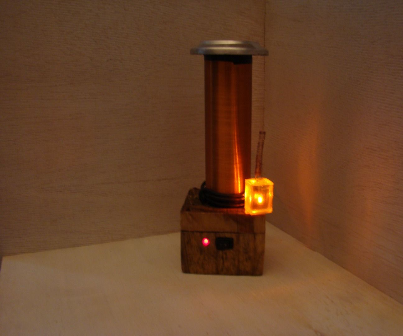 Desktop Slayer Exciter With a Proximity Light.