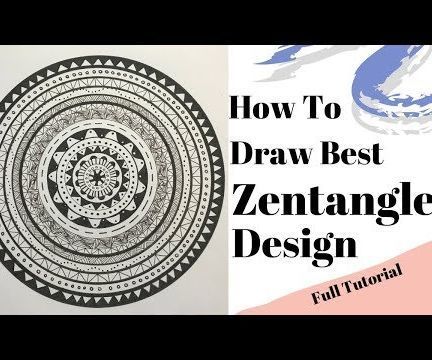 How to Draw the Best Complex Zentangle Design