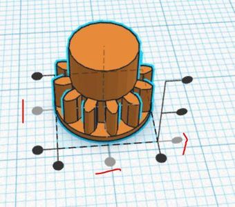 Designing Beyblade Gear in Tinkercad