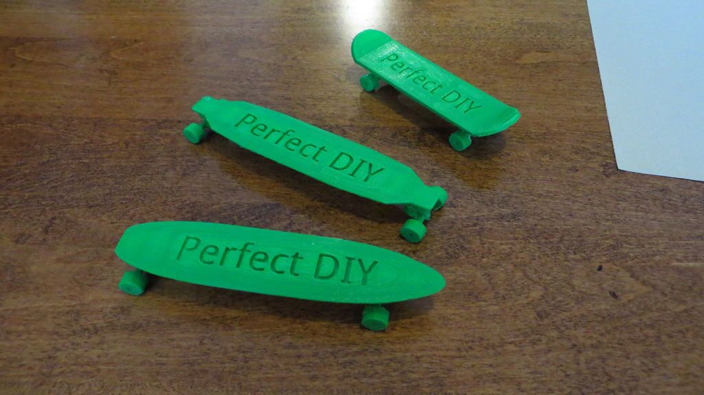Custom 3D Printable Skateboard Models! 4 Steps