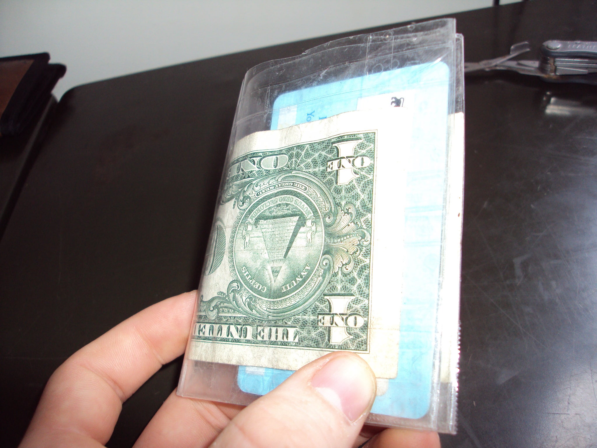 Clear Packing Tape Wallet 6 Steps Instructables