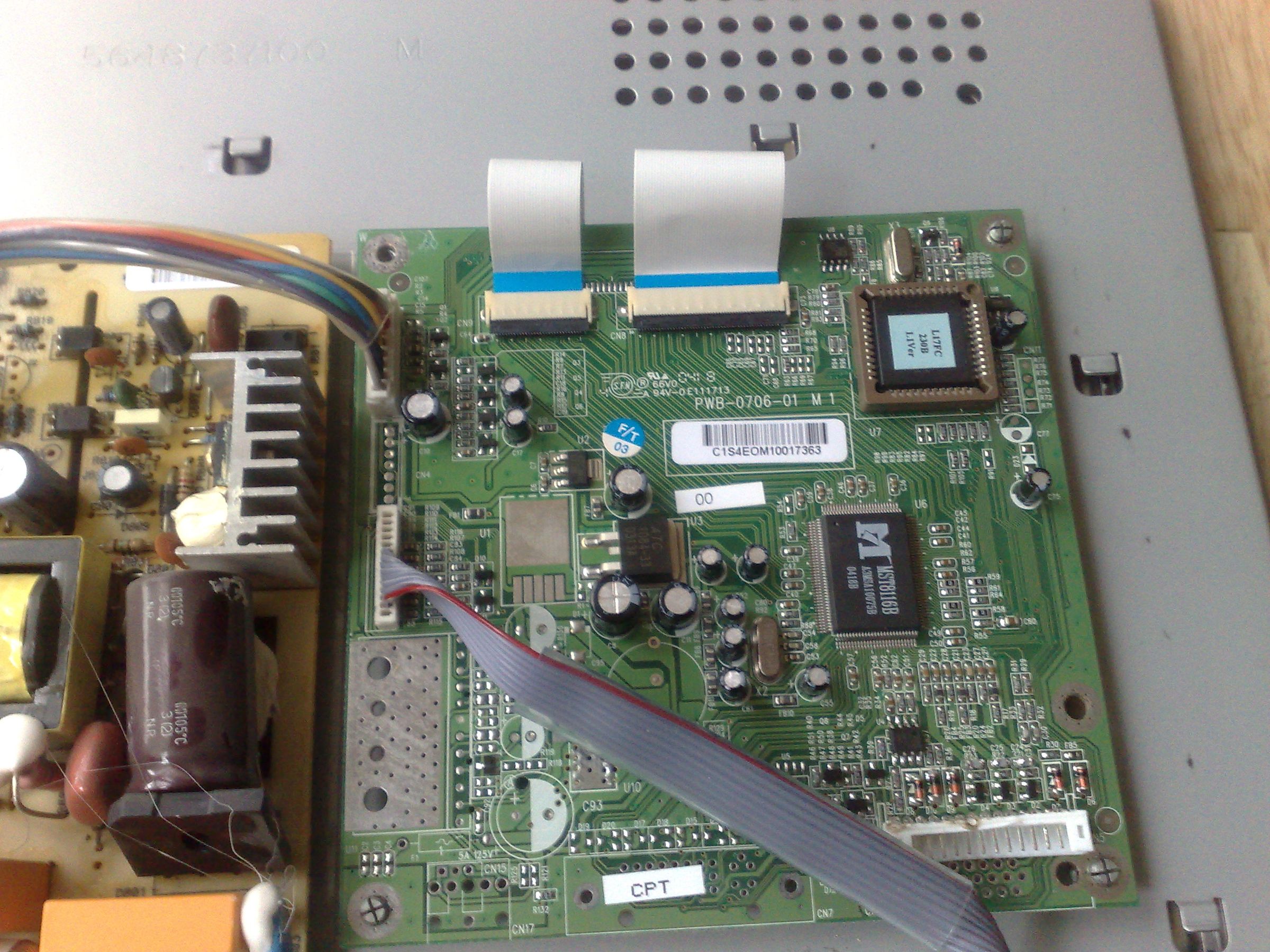 How to Repair HP 1702 Lcd Monitor With Broken VGA Cable 6 Steps