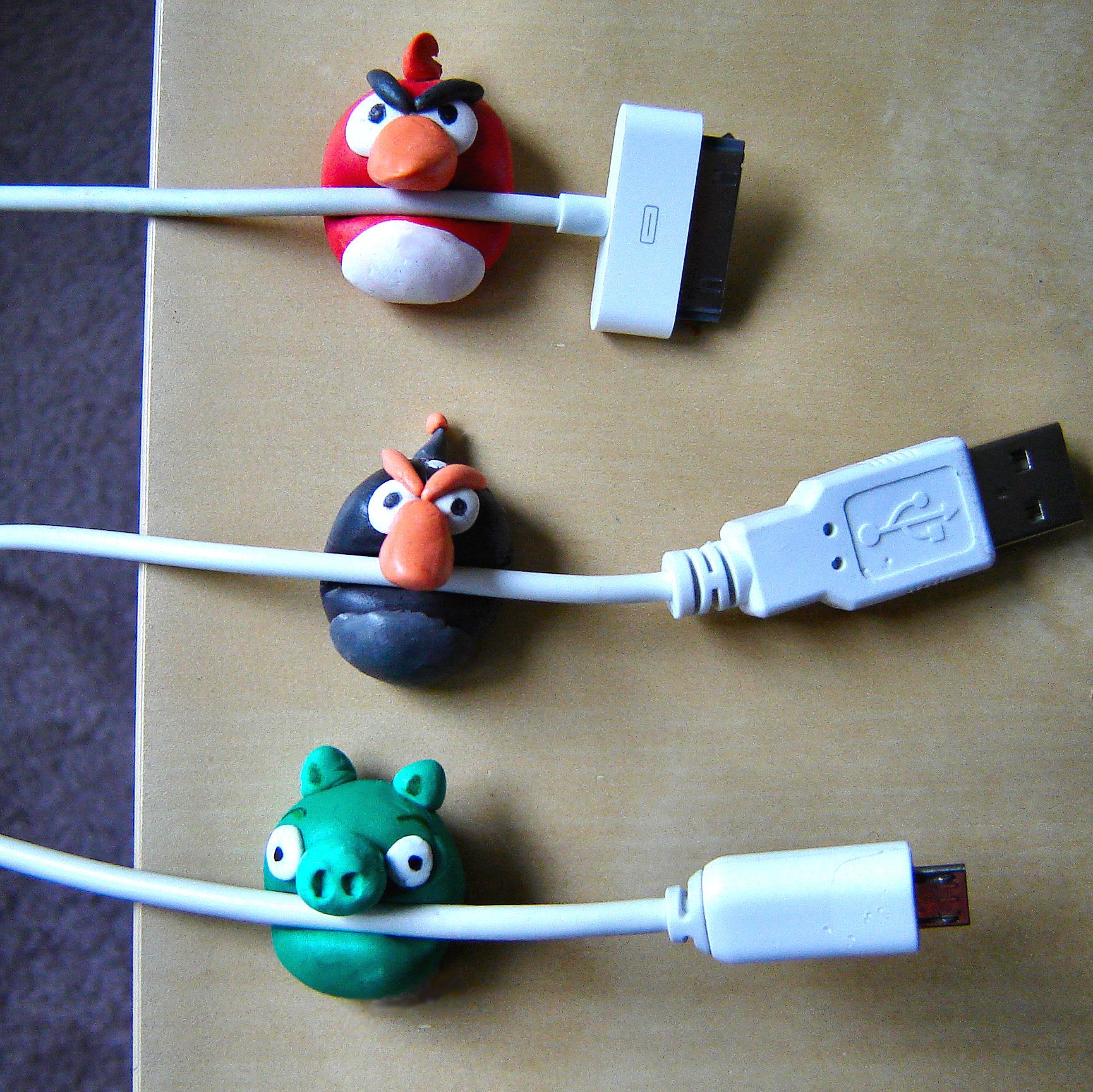 Angry Birds Cable Holders