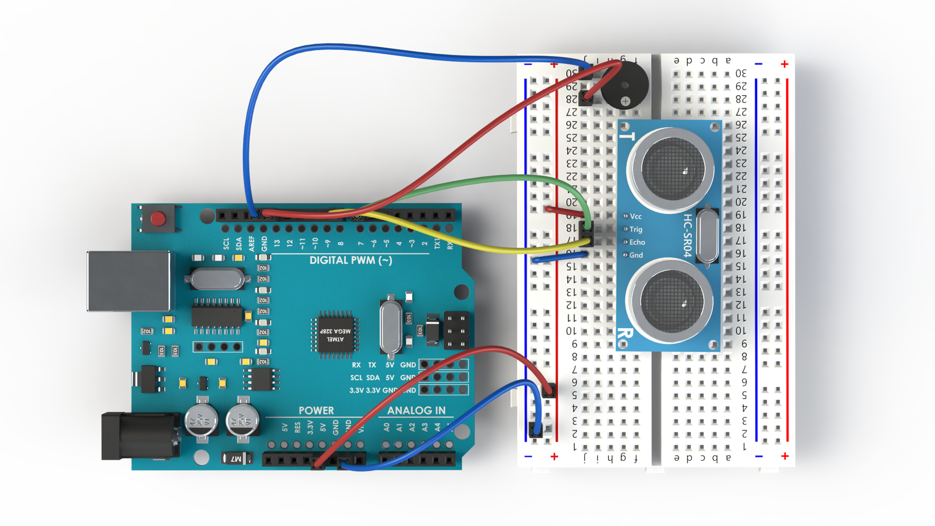 Arduino and HC-SR04 : 7 Steps - Instructables