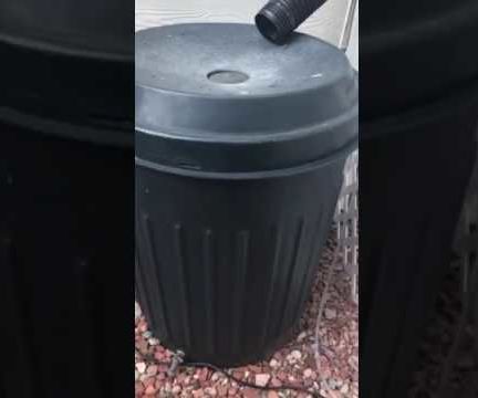 Simple Fountain Refiller With Rain Barrel