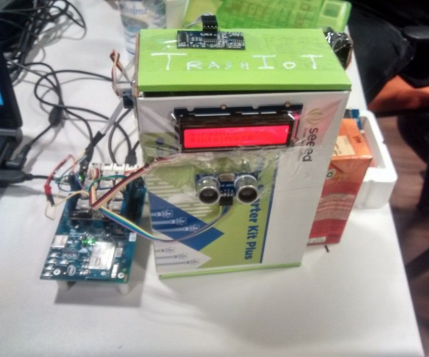 TrashIoT - Lixeira Inteligente Com Intel Edison