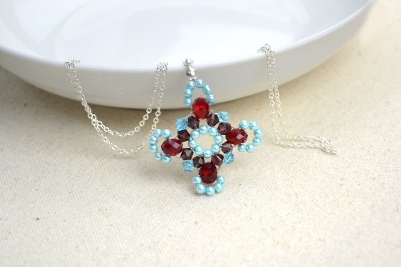 Beaded Jewellery Designs-an Adorable Necklace With Handmade Charms