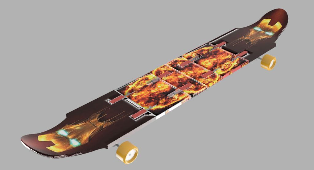 Long and Short Dual Purpose Skateboard 4 Steps