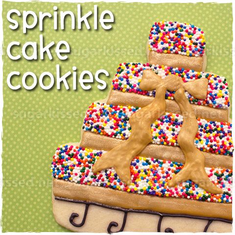 Sprinkle Cake Cookies