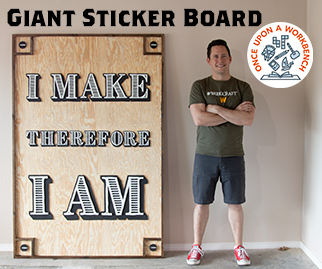 Diresta Inspired Giant Sticker Display