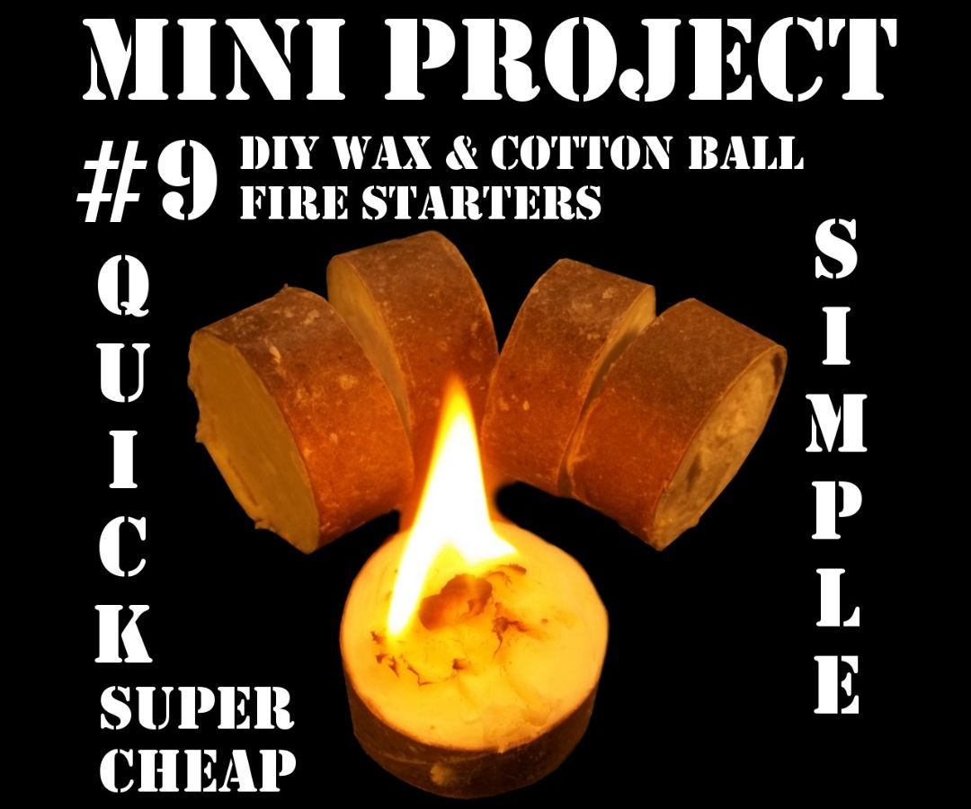 Mini Project 9 DIY Wax & Cotton Ball Fire Starters 6 Steps (with Pictures) Instructables