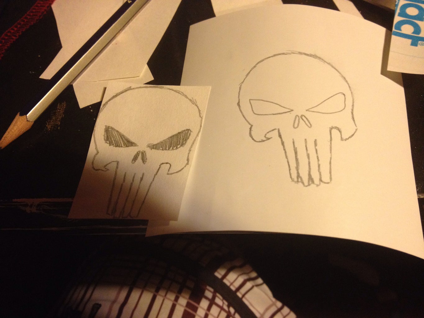 Punisher Stencil (stencil Island Pieces) : 9 Steps - Instructables punisher-stencil-stencil-island-pieces-9-steps-instructables
