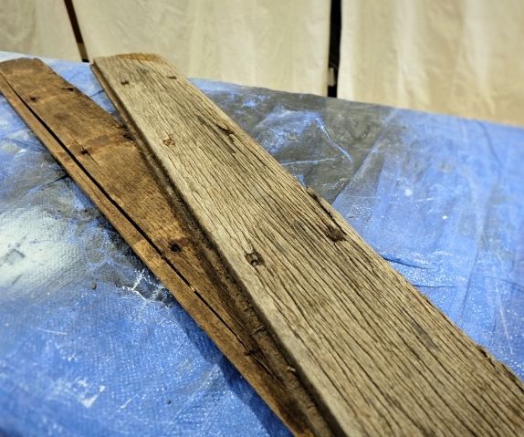 Faux Rust With Recycled Shelf