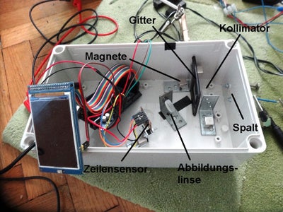 Arduino Spectroscope With TSL1401 and Display : 4 Steps - Instructables