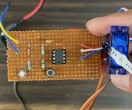 Servo Motor Controller and Tester Circuit Using 555 Timer IC