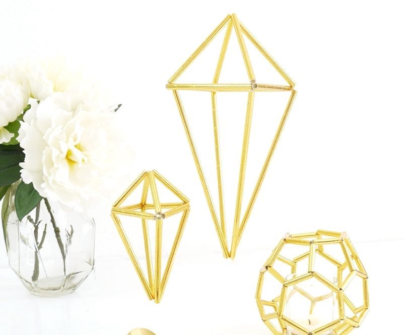 DIY Himmeli Geometric Wedding Decor