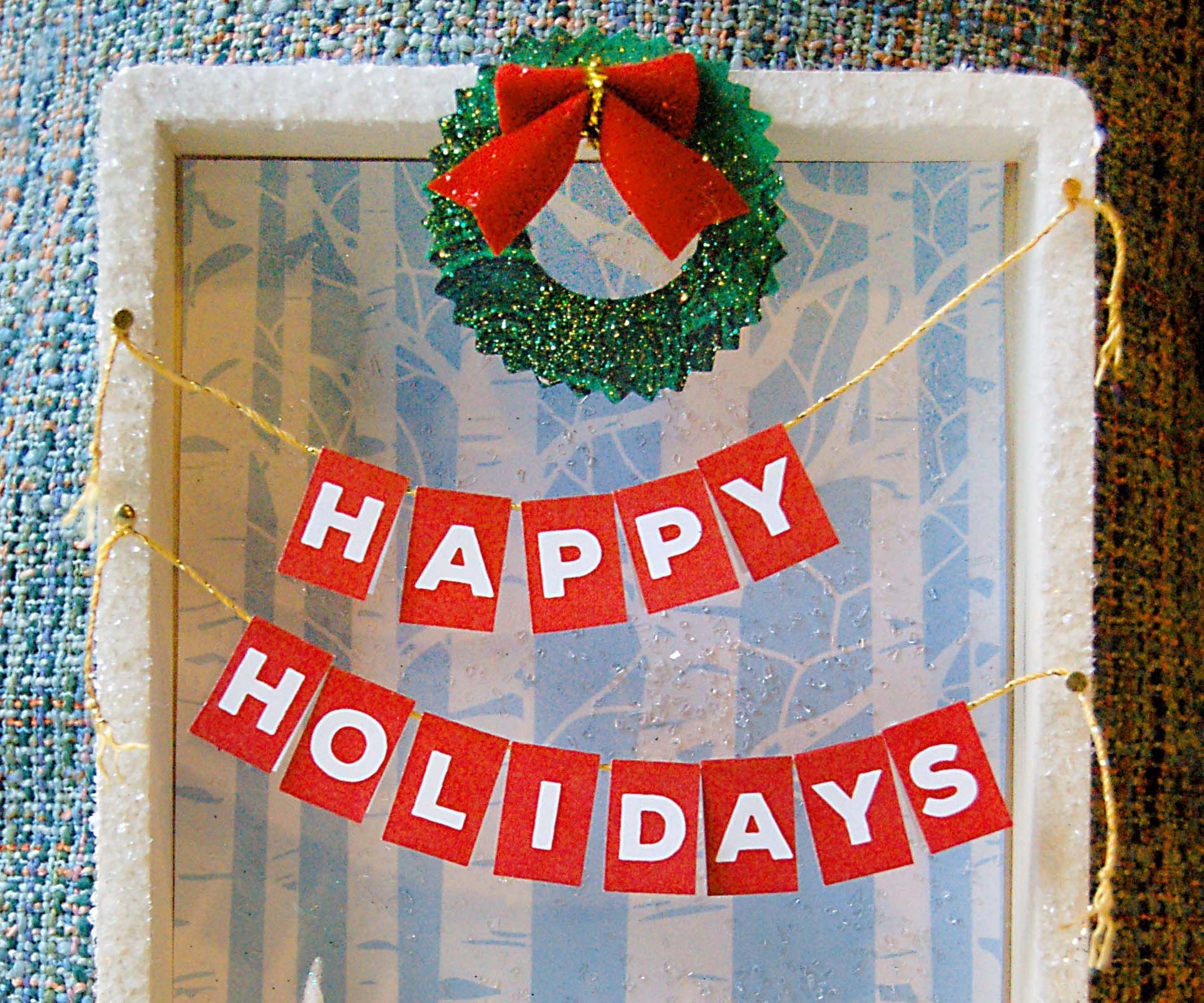Holiday Shadow Box