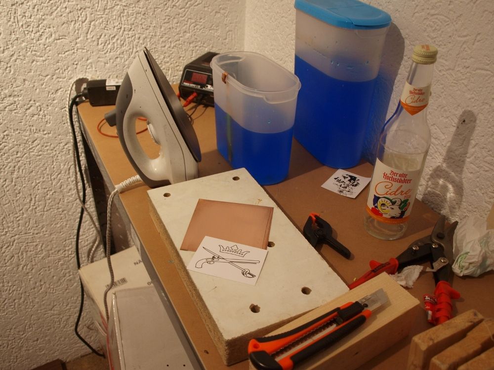 Electric Copper Etching