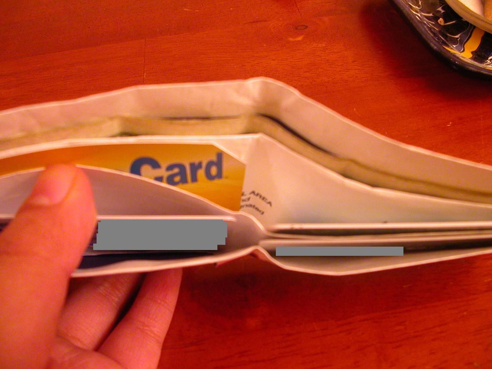 Tyvek Wallet With ID Window 7 Steps Instructables
