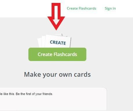 Creating a Flashcard Set in Cram.com