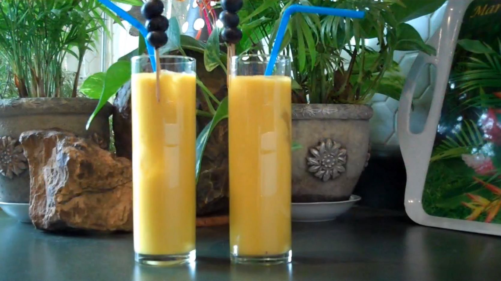 Rhum Coconut Mangos Cocktail