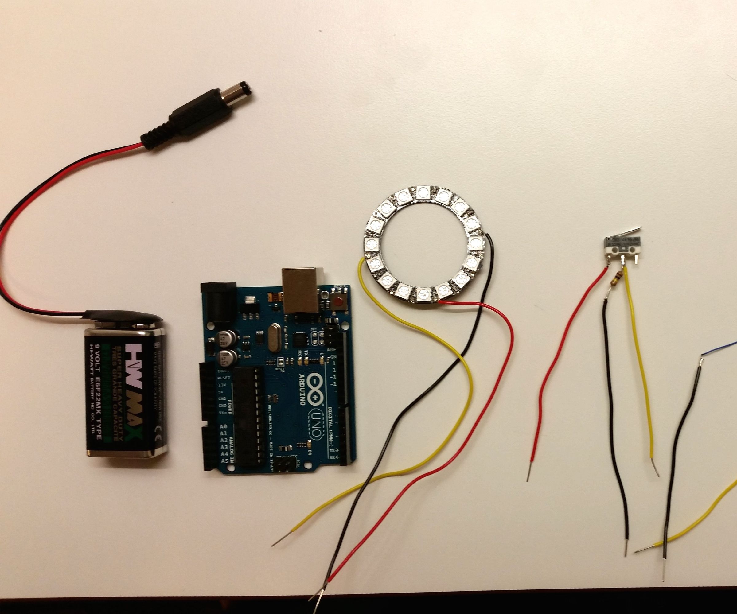 Arduino: Light, Sound, Vibration, Switch