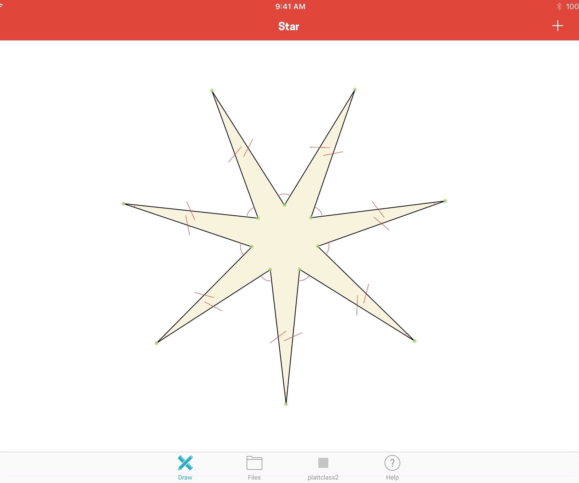 Make a Seven Pointed Star Quickly With Zotebook