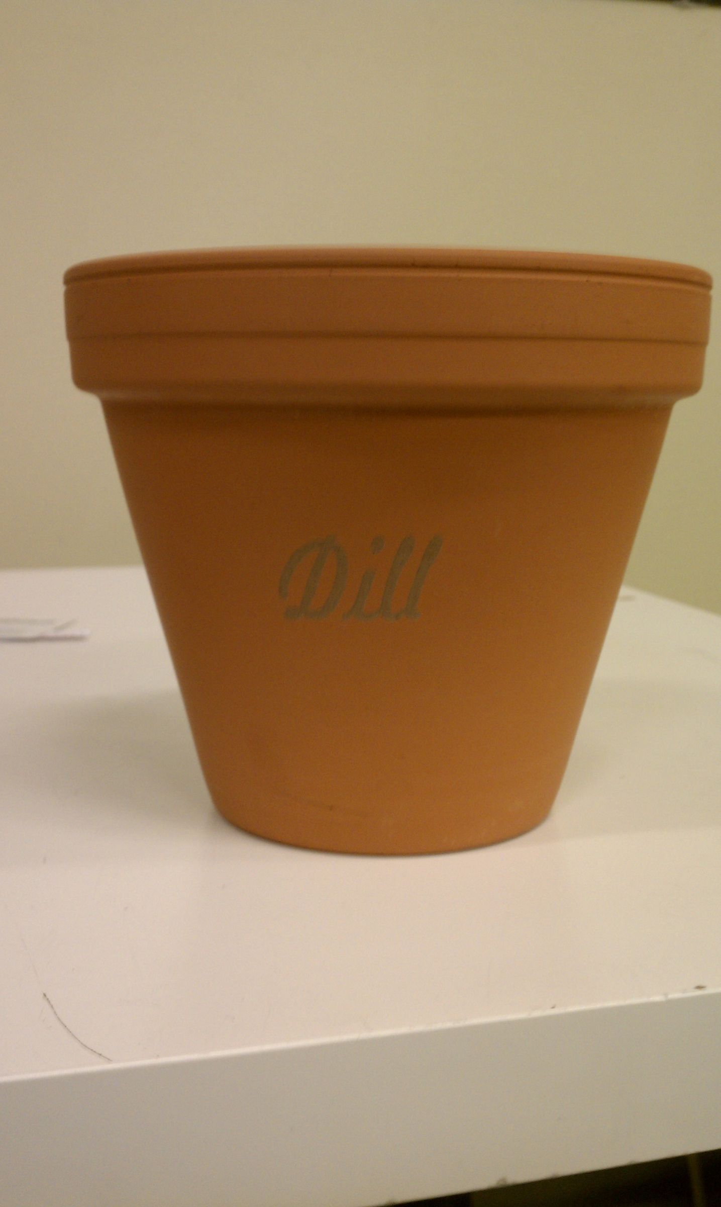 Laser Etching Terracotta Pots