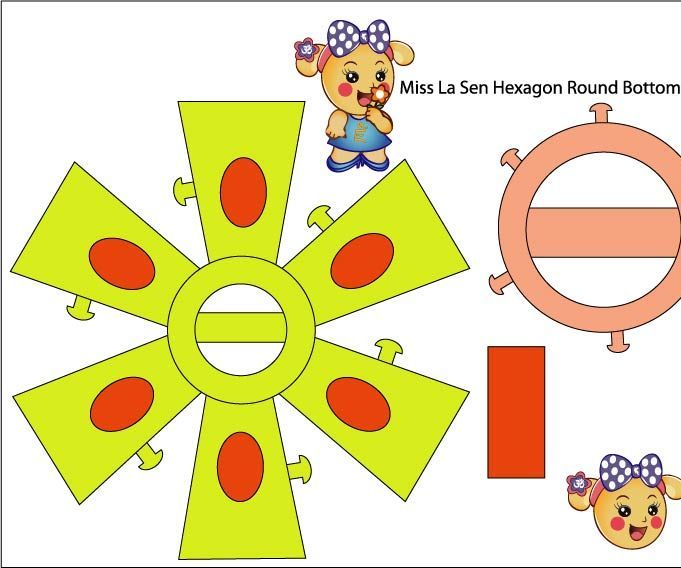 Miss La Sen Hexagon Round Bottom Lantern