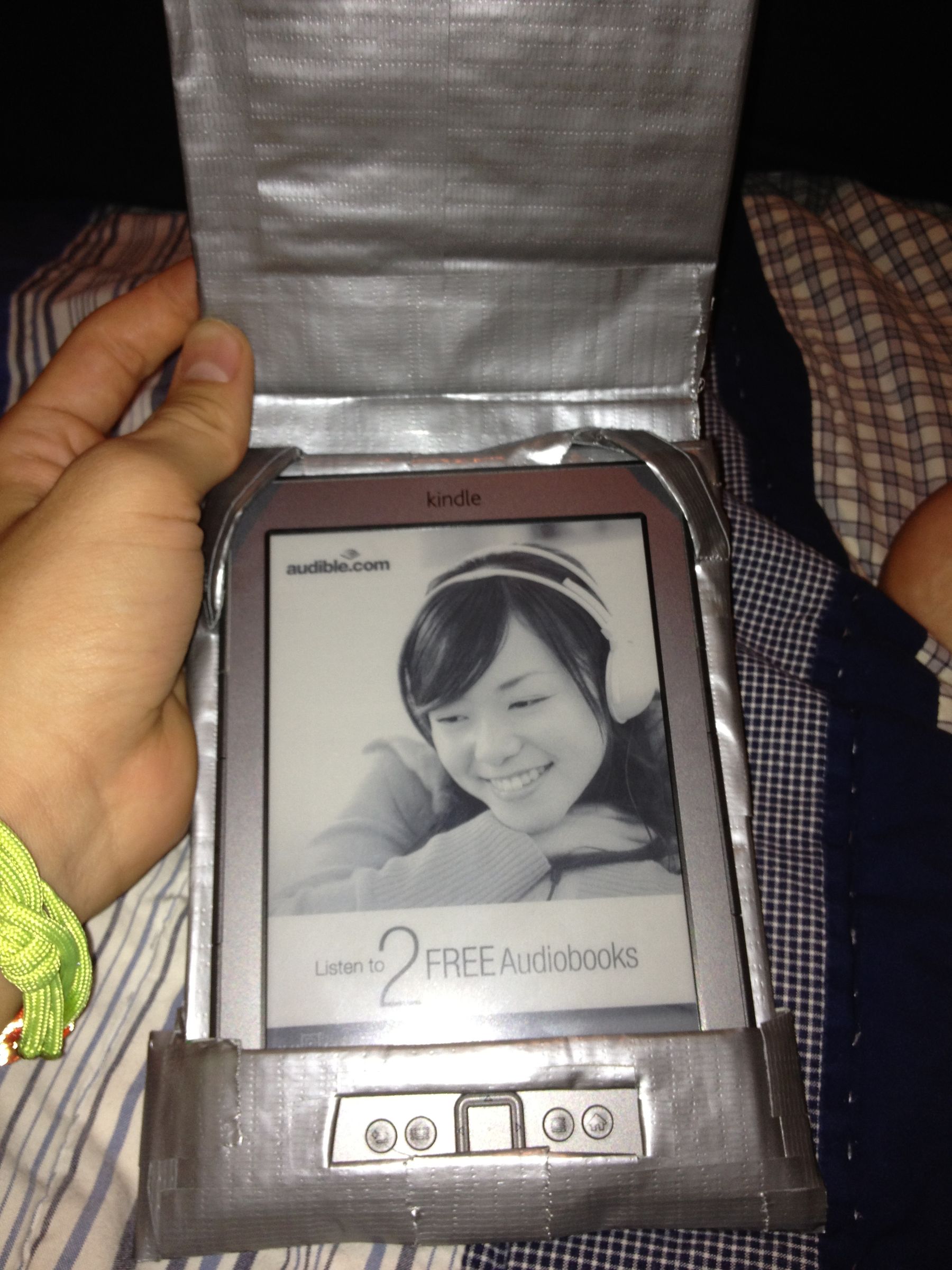 My Duck Tape Kindle Cover