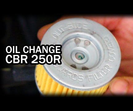How to Perform an Oil Change on a CBR250R
