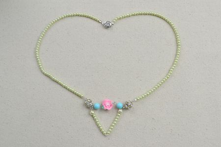 The Finalized Necklace Looks Like This:
