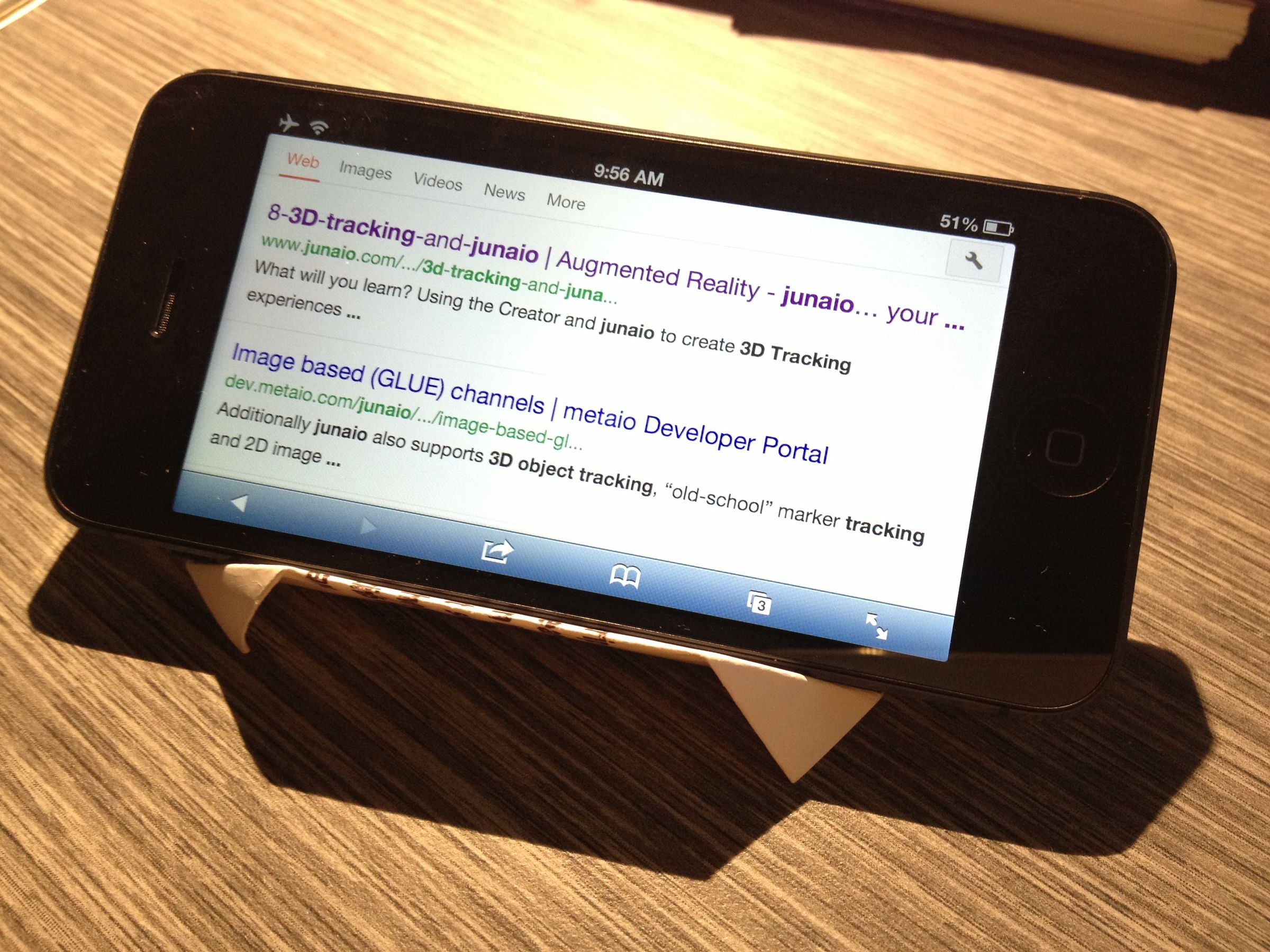 Airplane Ticket Smart Phone Holder