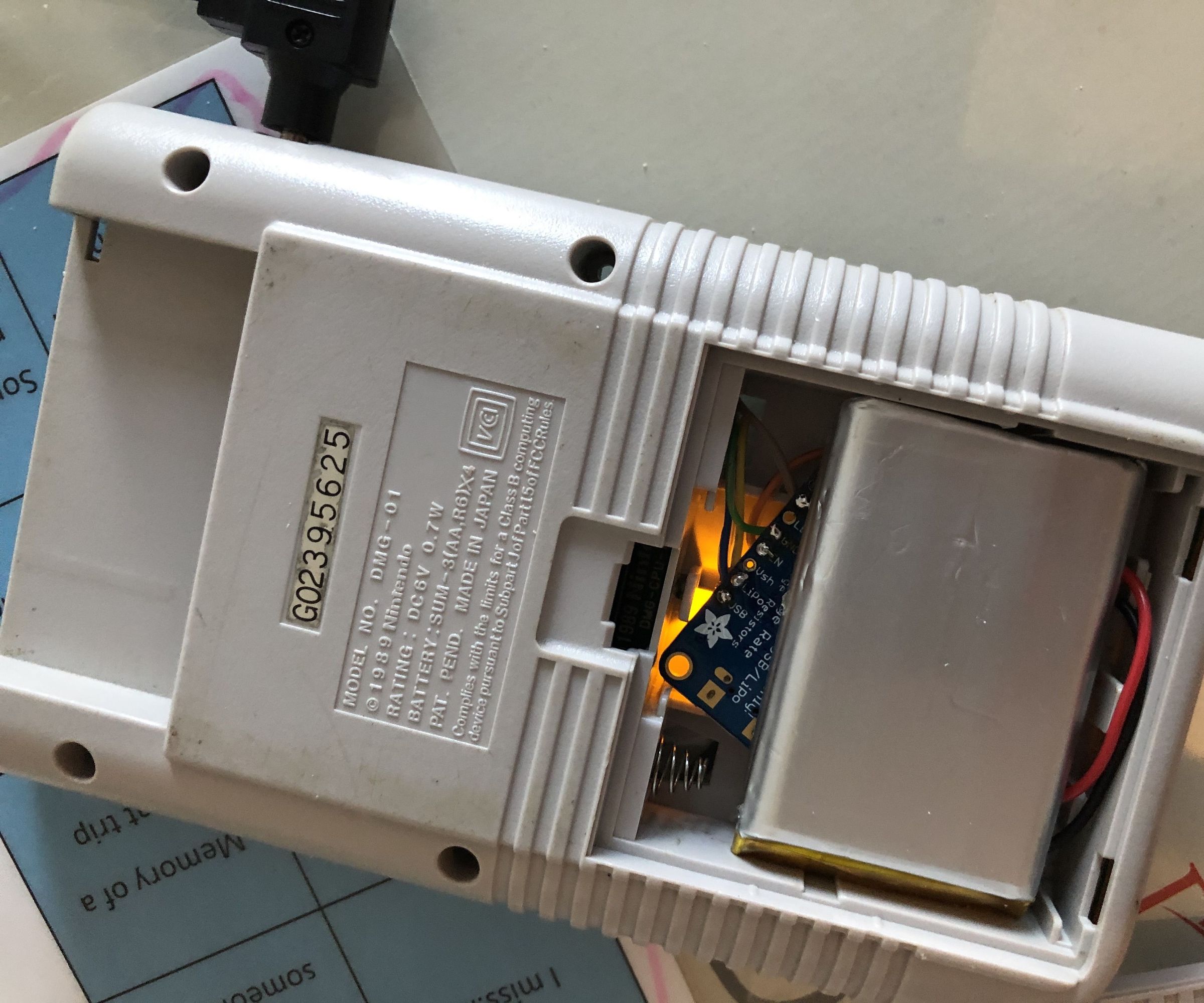 LiPo Battery Mod for Your Gameboy DMG