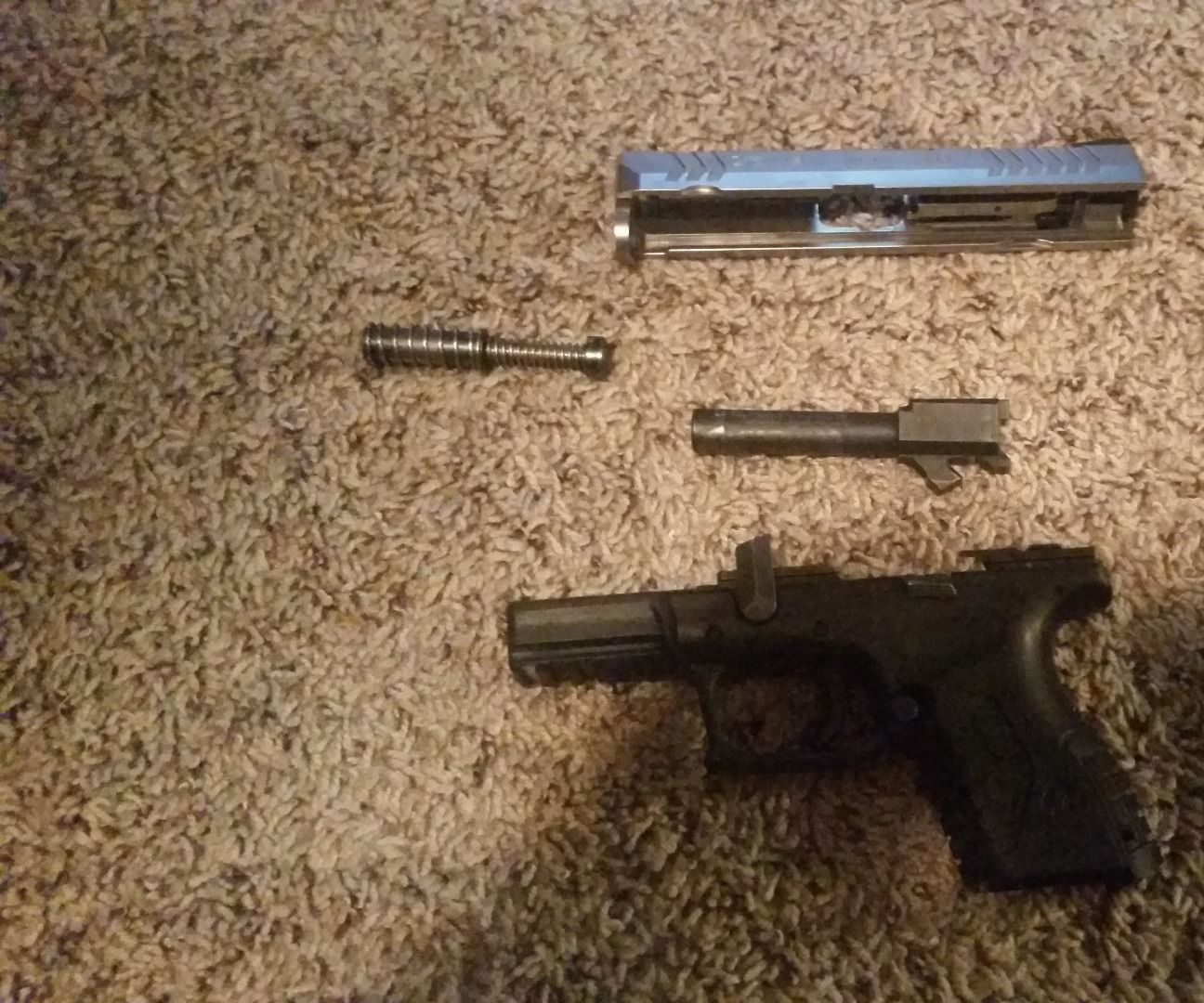 Re-assembly of a Springfield XDM