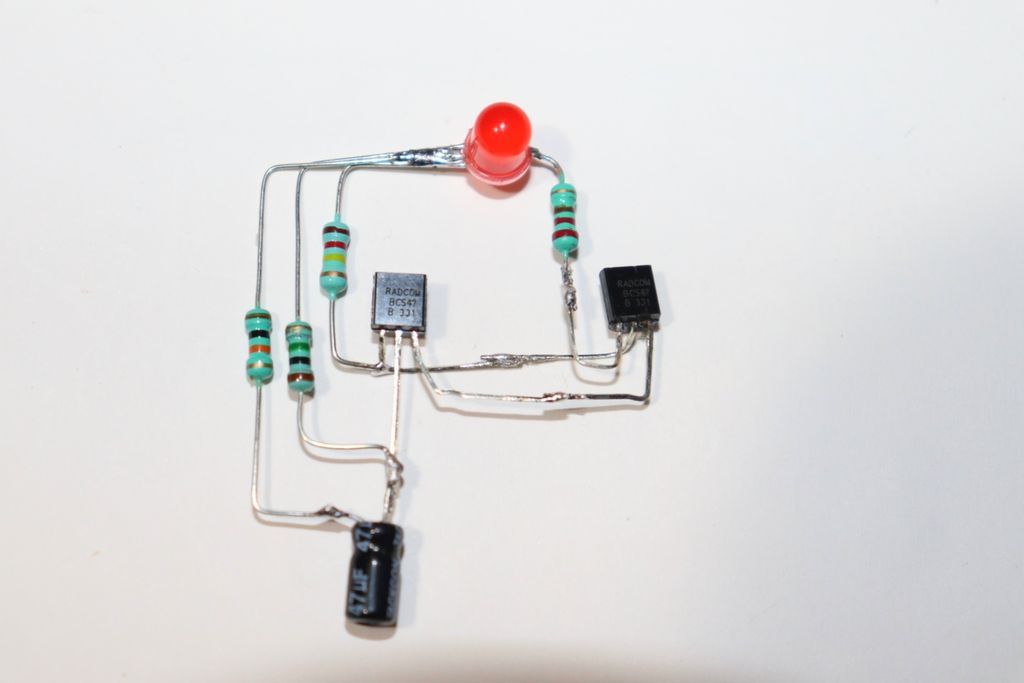 Connect +ve Leg of LED