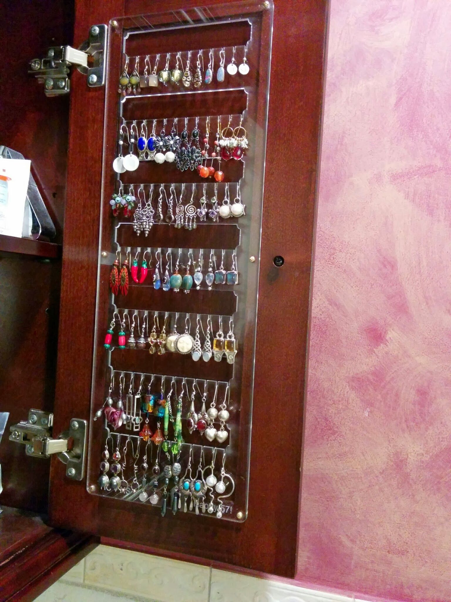 Earring Organizer Rack