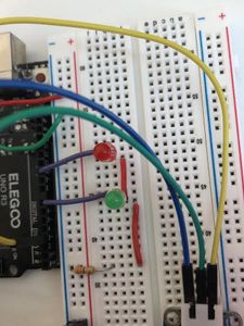 Setup the Arduino and the Breadboard and Wiring the LEDs