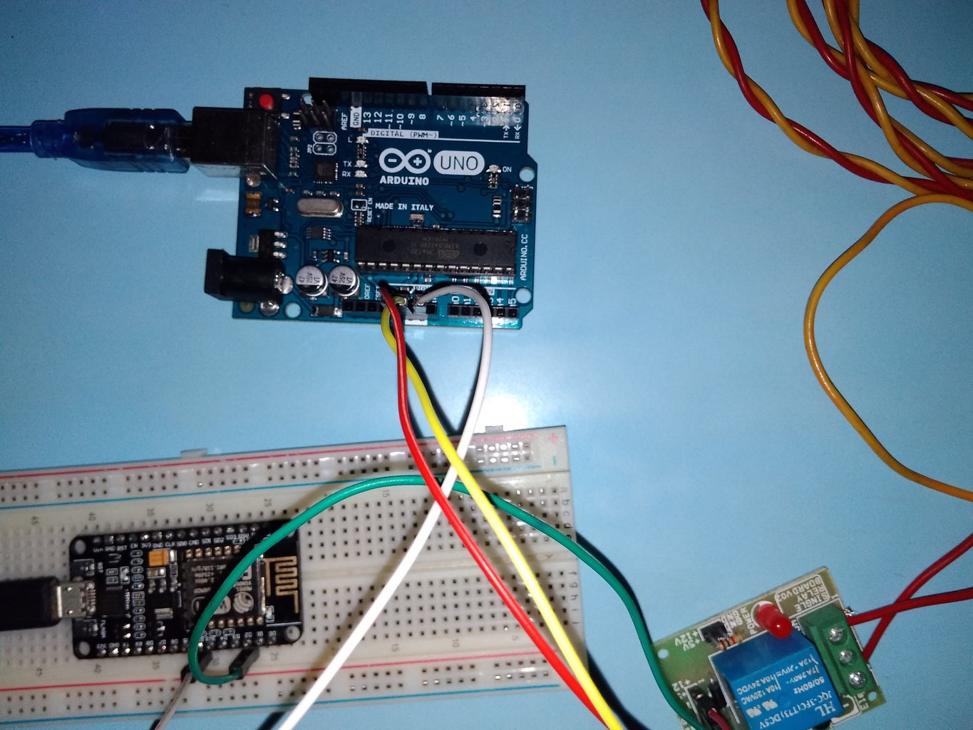 IOT Home Automation DIY Project #1 : 7 Steps Circuit Diagram