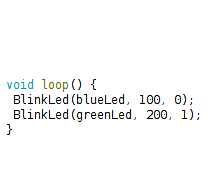 Blink Multiple Leds at Different Rates, 1 Function, No Delay