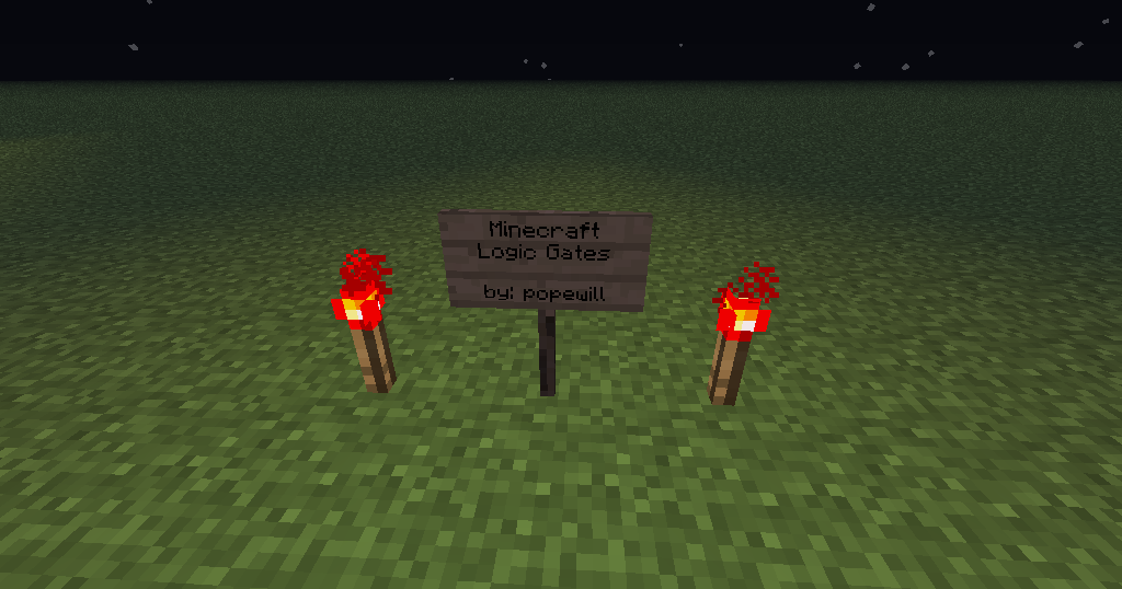 Learning Logic Gates With Minecraft