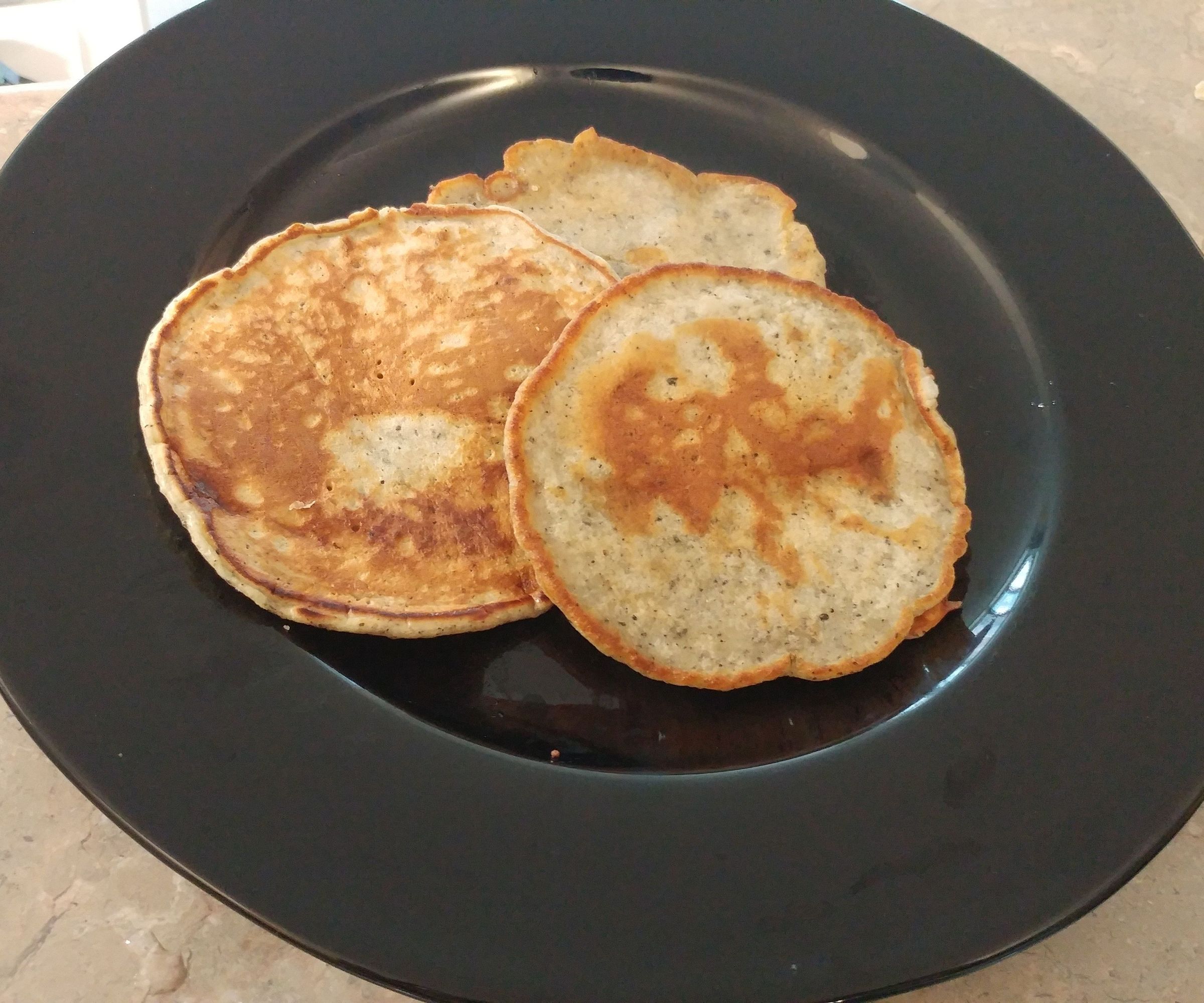 Black Sesame Pancakes