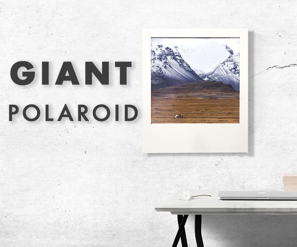 DIY Giant Polaroid Picture Frame