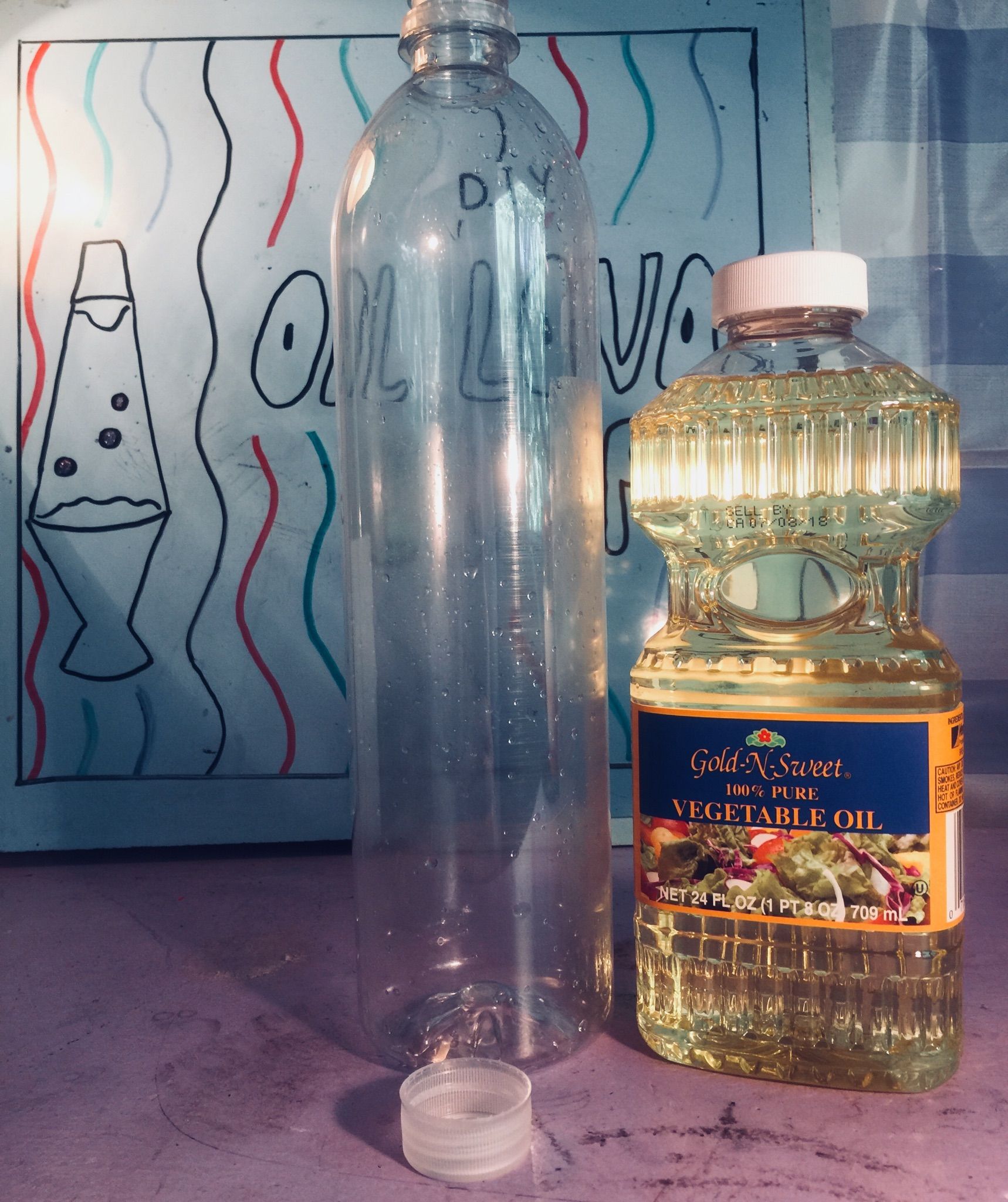 DIY Oil Lava Lamp 5 Steps Instructables