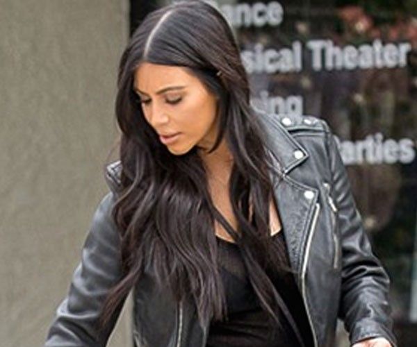 Kim Kardashian Married Leather Jacket
